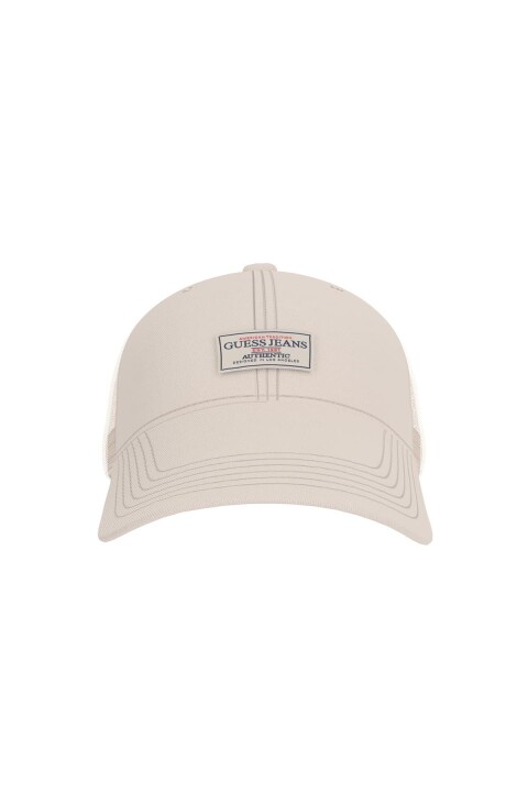 Erkek X Gj Vintage Trucker Şapka - Krem 