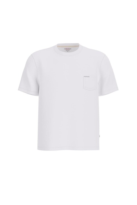 Erkek GJ SS Cn Regular T-Shirt - Beyaz 