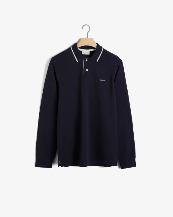 Erkek Regular Fit Polo Kazak-Lacivert 