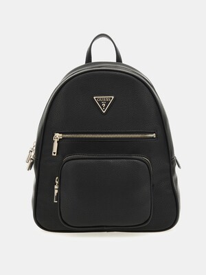 Eco Elements Üçgen Logolu Kadın Sırt Çantası-Siyah 