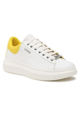 Erkek Guess Spor Ayakakbı - Beyaz / Sarı 