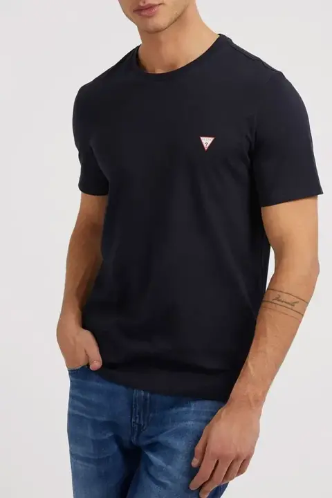 Erkek Guess Tişört - Mavi 