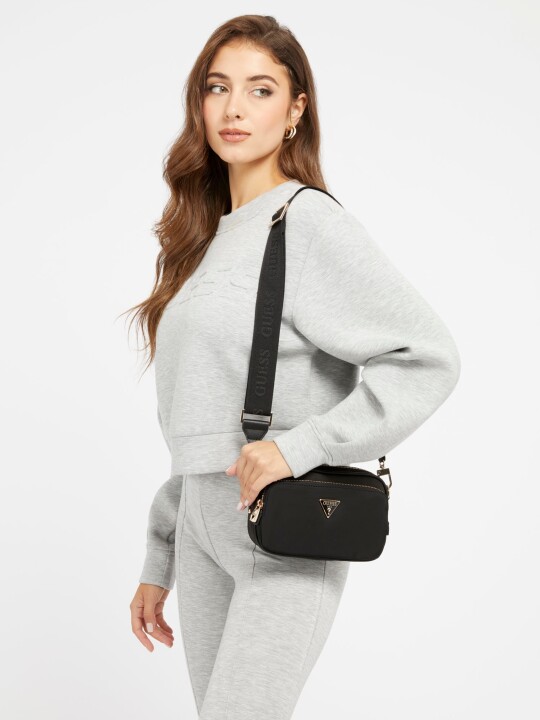 Gemma Saffiano Mini Omuz Çantası-Siyah 