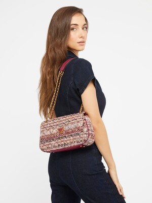 Kadın Giully Tüvit Çapraz Çanta-Mor 