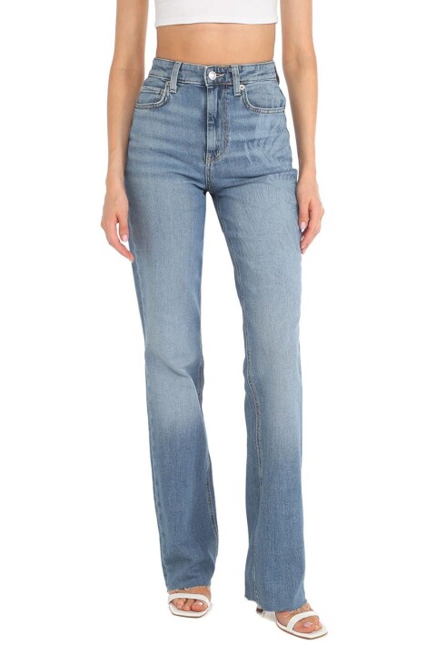 Kadın Guess 80S Jean Pantolon - Mavi 