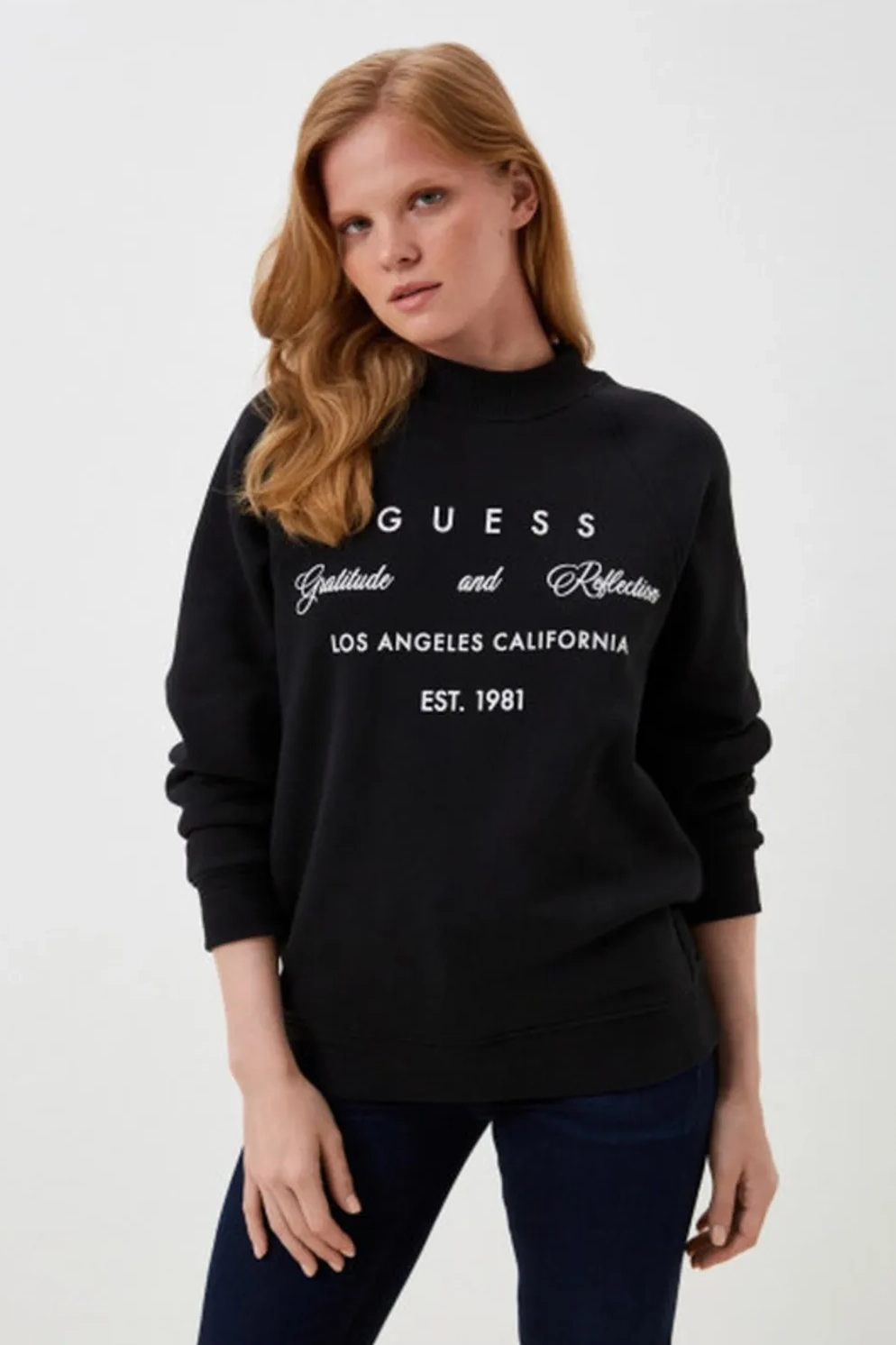 Kadın Sweatshirt - Siyah 