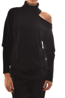 Kadın Guess Uzun Kollu Spor Bluz - Siyah 