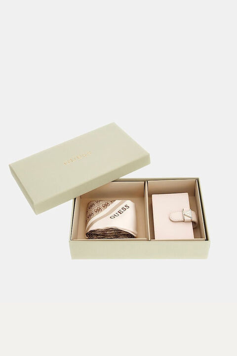 Kadın 4G Logo Hediye Kutusu Seti - Bej 