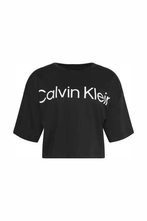 Kadın A-SS Boxy Logo Graphic T-Shirt – Siyah 
