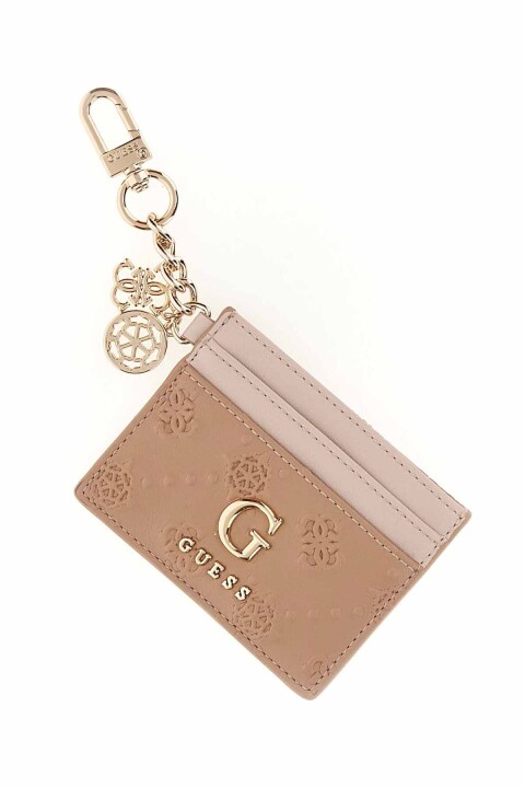 Kadın Access Logolu Fermuarlı Kartlık - Bej 