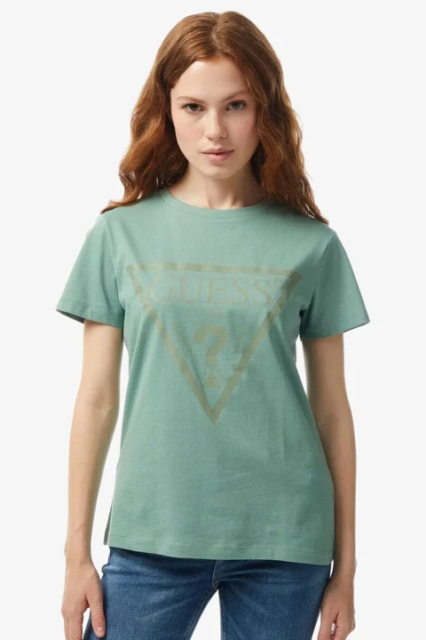 Kadın Adele Ss Cn Regular T-Shırts - Yeşil 