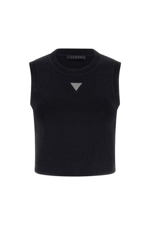 Kadın Alexia Tank Top Accessories T-Shirt - Siyah 