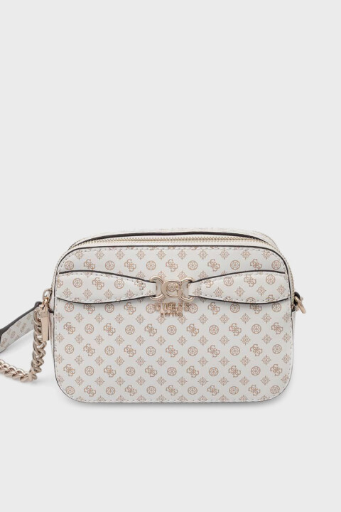 Kadın Arlena 4G Logolu Ayarlanabilir Zincir Askılı Çanta - Beyaz 