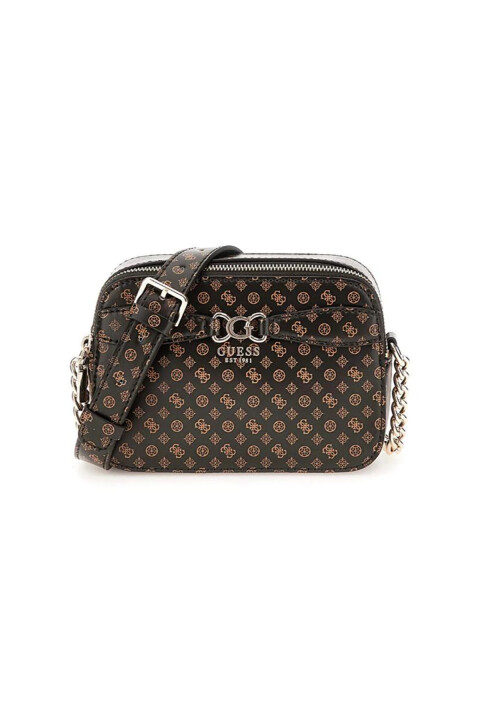 Kadın Arlena 4G Logolu Ayarlanabilir Zincir Askılı Çanta - Koyu Kahve 