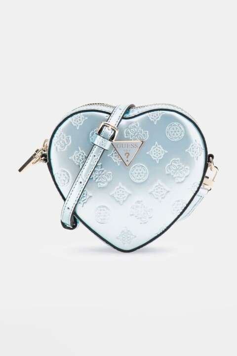 Kadın Arnela Mini Kalp Omuz Çantası - Mavi 