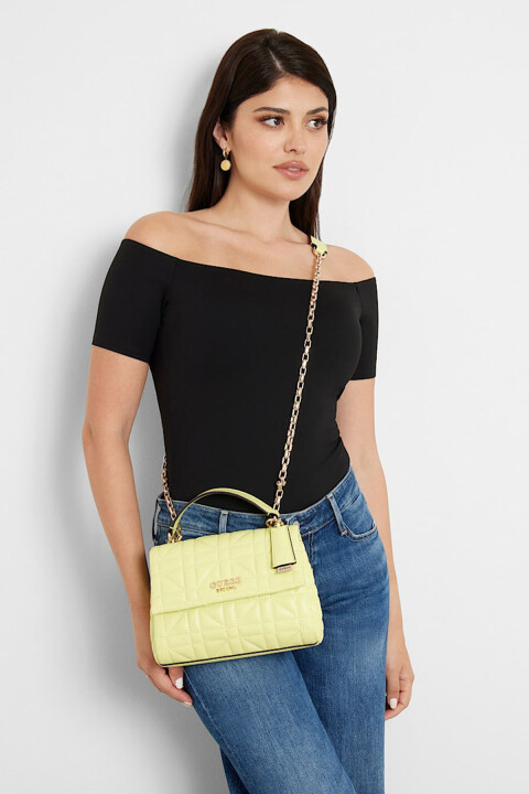 Kadın Assıa Convertıble Kapitoneli Çapraz Çanta - Yeşil 