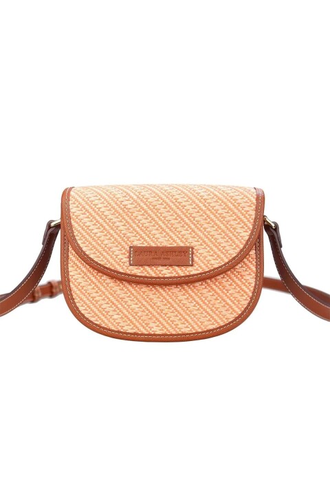 Kadın Ayarlanabilir Askılı Omuz Çantası - Turuncu 