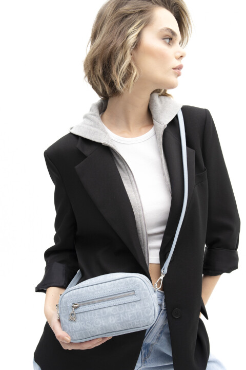 Kadın Benetton Çapraz Çanta - Mavi 