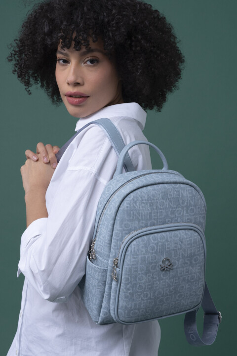 Kadın Benetton Sırt Çantası - Mavi 