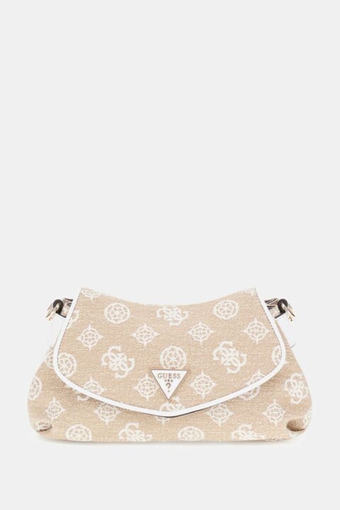 Kadın Beyza 4G ve Peony Logolu Çapraz Çanta - Beyaz 