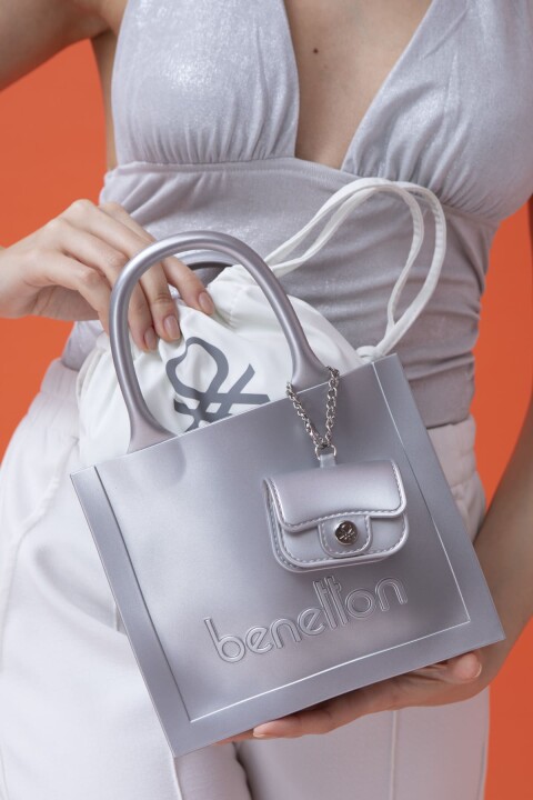 Kadın Bnt El Çantası - Gümüş 