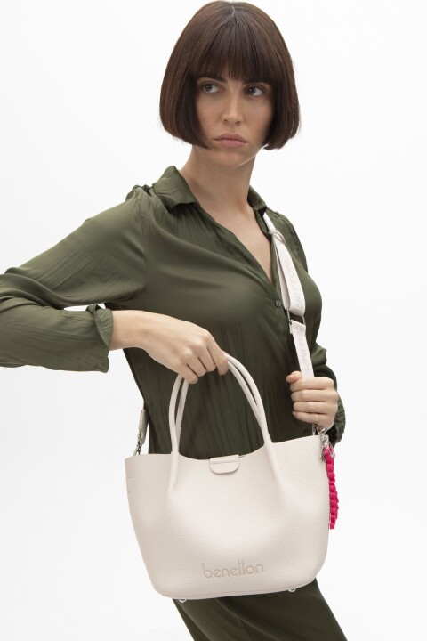 Kadın Bnt Floter El Çantası - Bej 