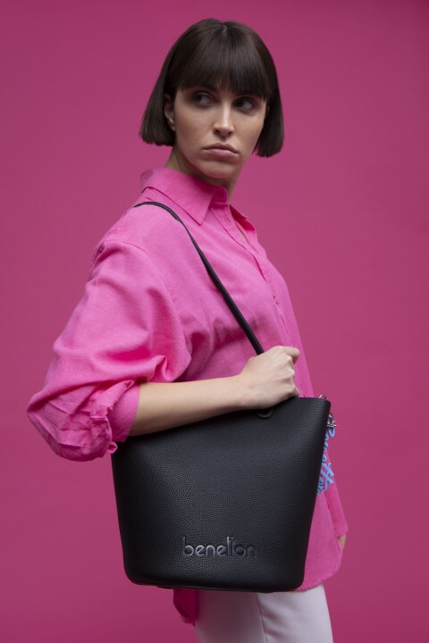 Kadın Bnt Floter Kol Çantası - Siyah 