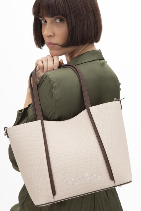 Kadın Bnt Kol Çantası - Bej 