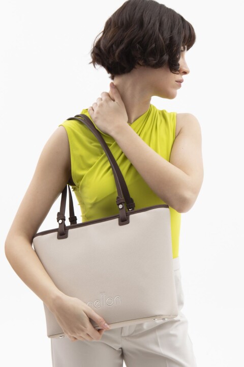 Kadın Bnt Kol Çantası - Bej 