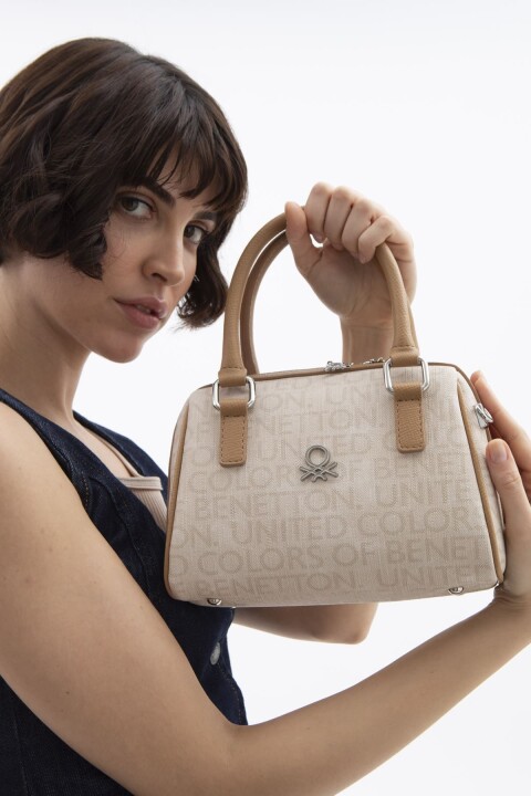 Kadın Bnt Kol Çantası - Bej/Camel 