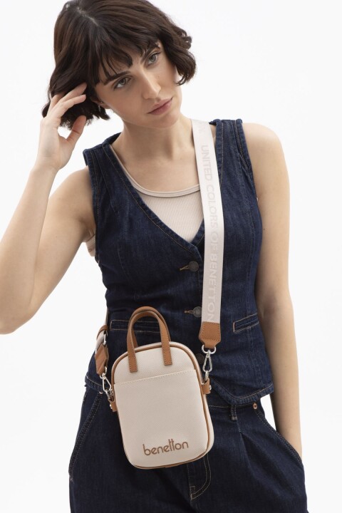 Kadın Bnt Kol Çantası - Bej/Camel 