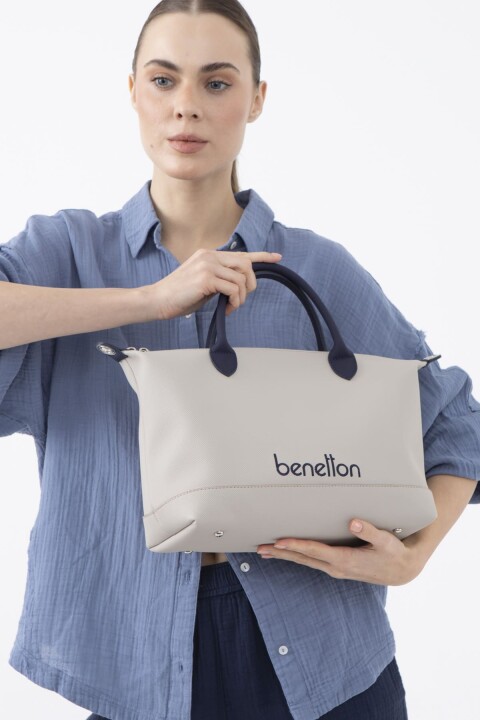 Kadın Bnt Kol Çantası - Taş/Lacivert 