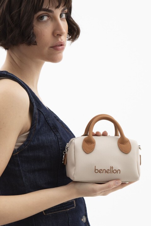 Kadın Bnt Mini Çapraz Çanta - Bej 