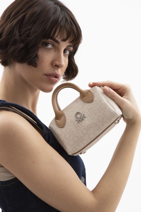 Kadın Bnt Mini El Çantası - Bej 