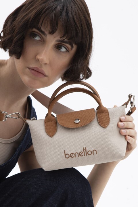 Kadın Bnt Nano Çapraz Çanta - Bej/Camel 