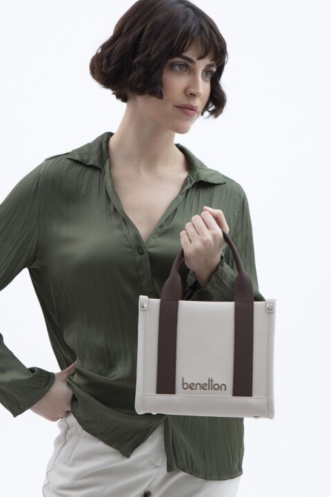 Kadın Bnt Nano Kol Çantası - Bej 