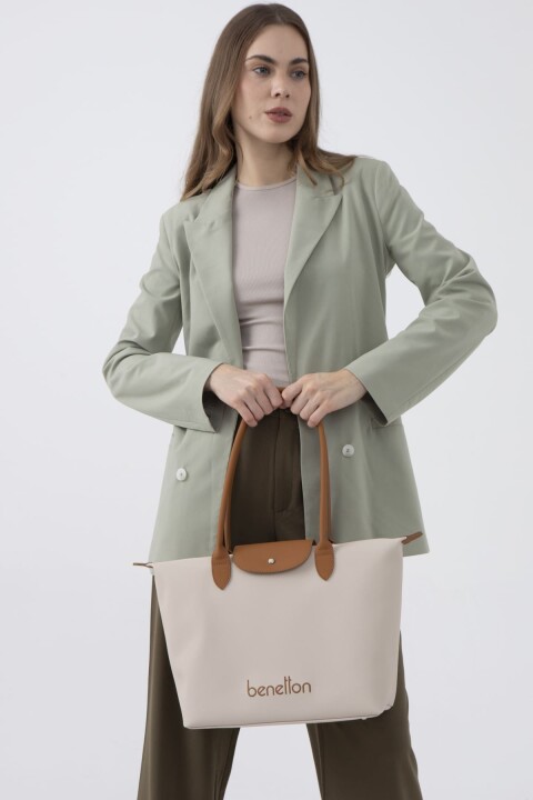 Kadın Bnt Nano Omuz Çantası - Bej 