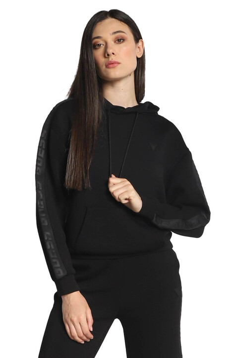 Kadın Brenda Kapüşonlu Sweatshirt - Siyah 