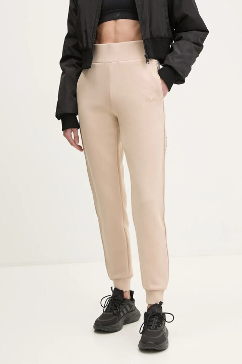 Kadın Britney Geniş Belli Eşofman Altı - Bej 