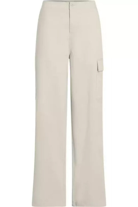 Kadın Brushed Casual Pantolon - Gri 