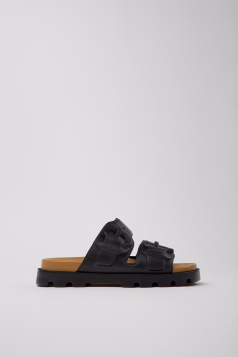 Kadın Brutus Terlik - Siyah 