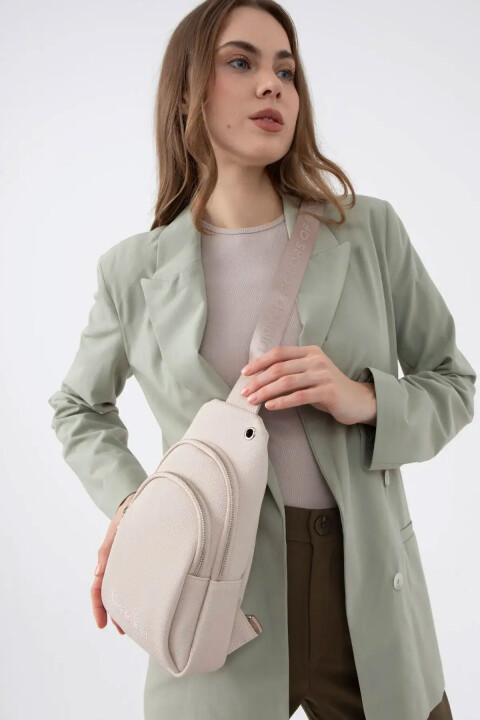 Kadın Çapraz Çanta - Bej 