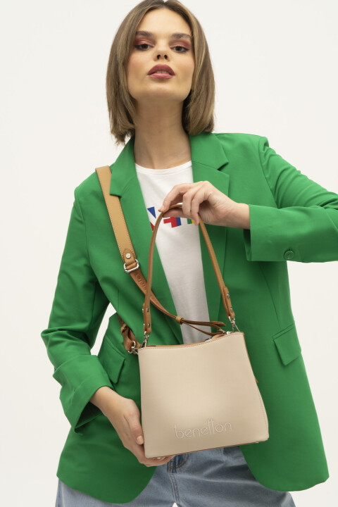 Kadın Çapraz Çanta - Bej Camel 