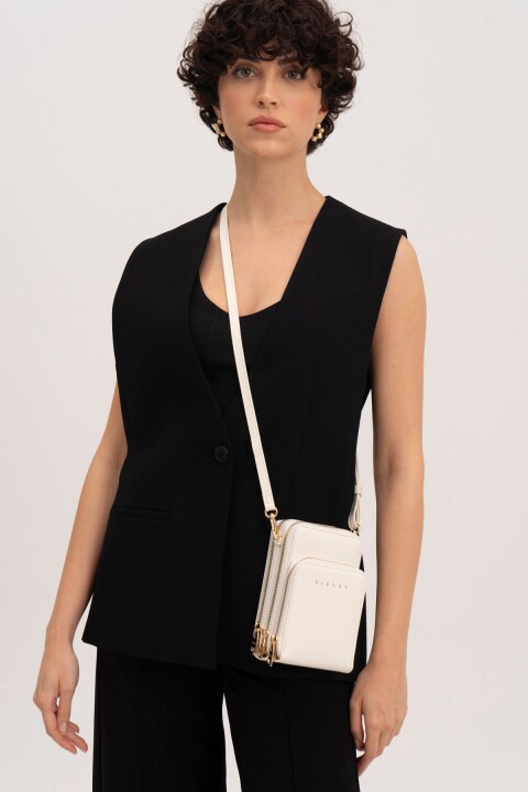 Kadın Çapraz Çanta - Beyaz 