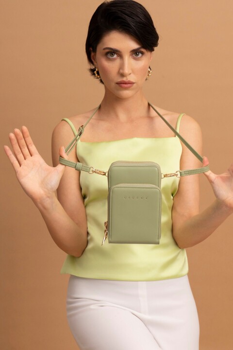 Kadın Çapraz Çanta - Yeşil 