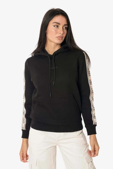 Kadın Carla Hooded Sweatshirt - Siyah 