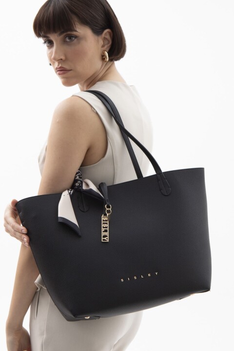 Kadın Çift Askılı Kırınkıl Kol Çantası - Siyah 