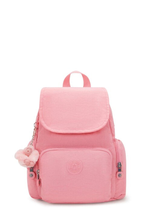 Kadın City Zip Mini Basic Sırt Çantası - Pembe 