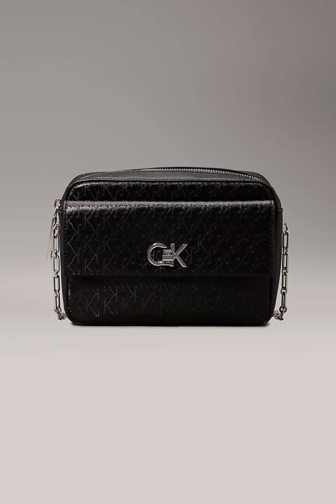 Kadın Ck Camera Bag W/Pocket_Mono Omuz Çantası - Siyah 