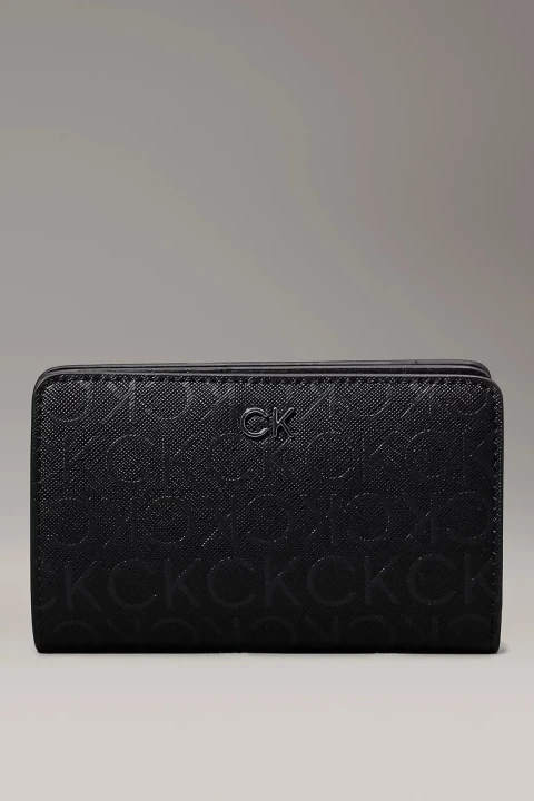 Kadın Ck Daıly Md Bıfold_Mono Cüzdan - Siyah 